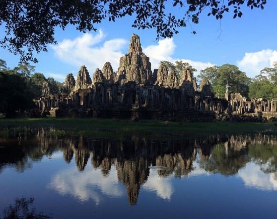 【シェムリアップ】世界遺産 アンコールトム+タプロム寺院+アンコールワット１日ツアー