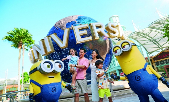 セントーサ島の大人気テーマパーク「ユニバーサル・スタジオ・シンガポール」入園チケット＜現地でのチケット引換不要！そのまま入園OK / ご希望場所お迎え付きプランあり＞